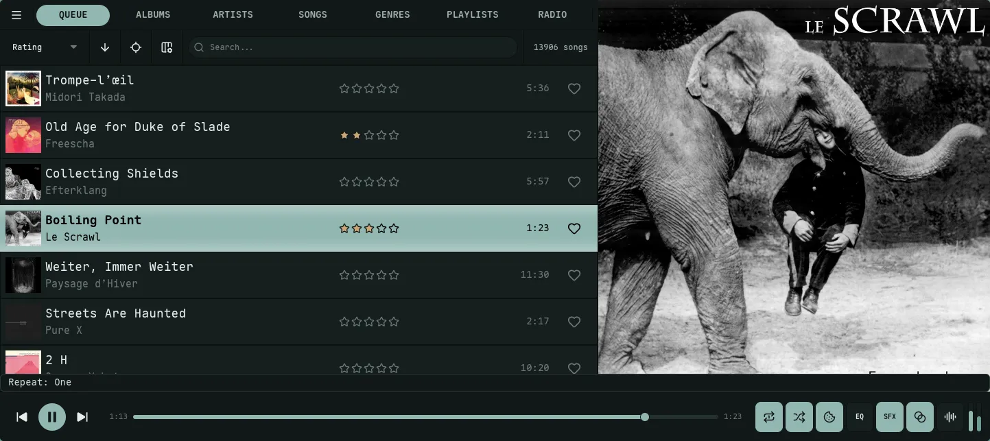 Horizontal artwork layout: square cover beside the slot list
